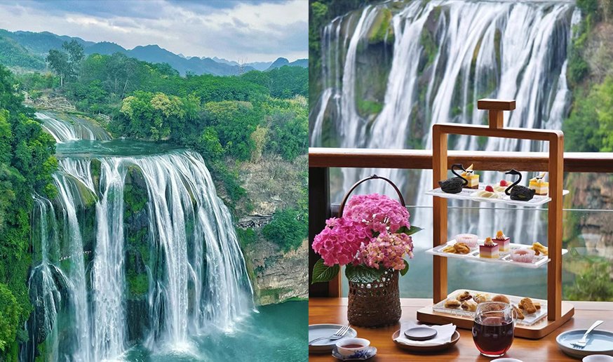 Afternoon-Tea-at-Huangguoshu-Waterfall-